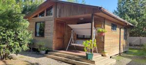 Zahrada ubytování Cabaña Pinos del Mar