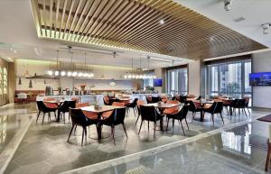 Restaurace v ubytování Mehood Lestie, Hangzhou Qianjiang Century City International Expo Center