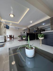 Η κουζίνα ή μικρή κουζίνα στο Darling Hotel Ciudad del Este
