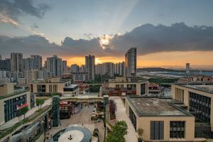 重庆景观或在酒店看到的城市景观