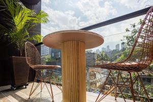 Balkón nebo terasa v ubytování Hotel Glow Medellín