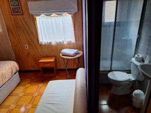 Koupelna v ubytování Natales trip
