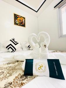 Ένα ή περισσότερα κρεβάτια σε δωμάτιο στο La Vita