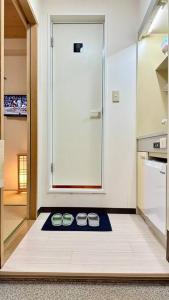 Cuina o zona de cuina de 201号室花園町,萩之茶屋駅步行2分専用バスルームアクセス便利
