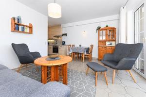 Küche/Küchenzeile in der Unterkunft Ferienwohnungen Haus Taddigshus