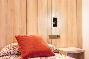 Voodi või voodid majutusasutuse Hotel Eth Solan & SPA toas