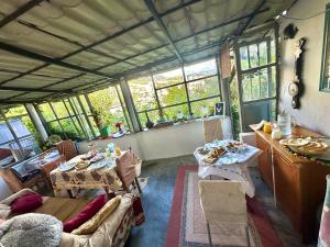 Posezení v ubytování Grandpas House