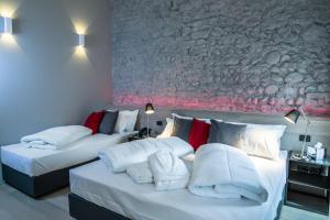 Posteľ alebo postele v izbe v ubytovaní Locanda al Vescovo & SPA