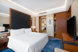 TV a/nebo společenská místnost v ubytování Four Points by Sheraton Suzhou