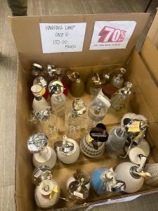 a box filled with lots of different types of clocks at Sunshine davao centro spatial in Davao City