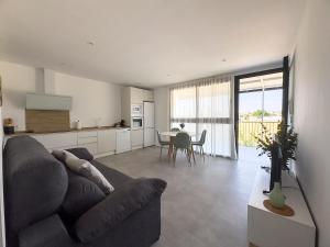Kuchyň nebo kuchyňský kout v ubytování Apartamentos Clotilde