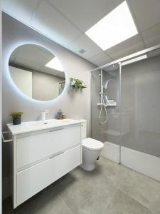 Koupelna v ubytování Apartamentos Clotilde