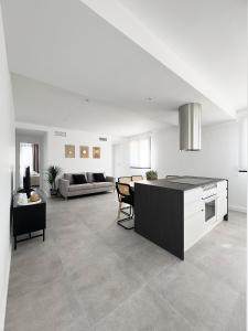 Kuchyň nebo kuchyňský kout v ubytování Apartamentos Clotilde