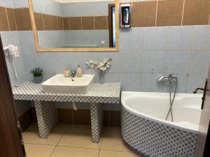 Kúpeľňa v ubytovaní Apartmány LAGUNA