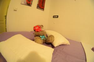 Postel nebo postele na pokoji v ubytování Apartment Arpa