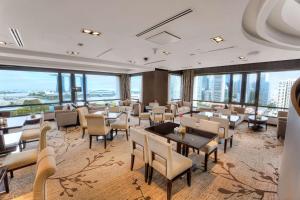 Predel za sedenje v nastanitvi Wyndham Singapore Hotel