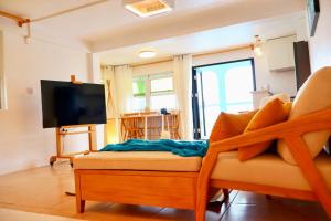 TV a/nebo společenská místnost v ubytování Blue Whale Villa - Deluxe