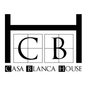 un logotipo para una casa flamenca en Casa Blanca House, en Pichilemu