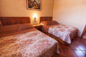 Postel nebo postele na pokoji v ubytování Posada De Los Volcanes