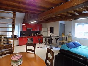 Η κουζίνα ή μικρή κουζίνα στο Château de CHICAMOUR