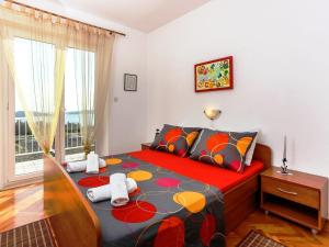 Posezení v ubytování 3 bedroom apartment with balcony