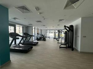 Fitness centrum a/nebo fitness zařízení v ubytování Stunning Studio in Meydan