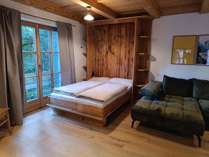 Postel nebo postele na pokoji v ubytování Casa Hochberg