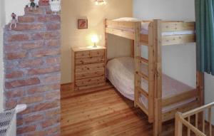 Giường trong phòng chung tại Ferienwohnung Klein St Paul +4 ảnh