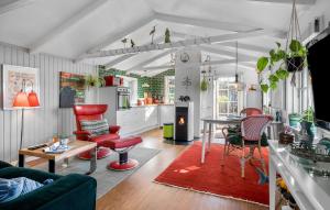 Χώρος καθιστικού στο Pet Friendly Home In Martofte