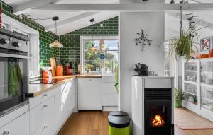 Η κουζίνα ή μικρή κουζίνα στο Pet Friendly Home In Martofte