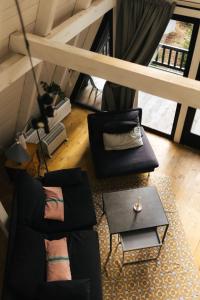Area soggiorno di ZlatAir Black Boutique Chalets