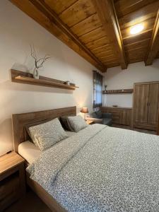 Voodi või voodid majutusasutuse Apartmány La Šiška toas