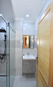 Koupelna v ubytování Appartement Biela