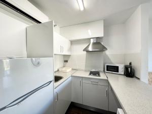 Kuchyň nebo kuchyňský kout v ubytování Apartsalou Michelangelo