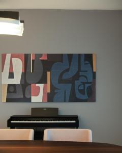 A television and/or entertainment centre at Villa Kalliston