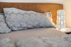 Postel nebo postele na pokoji v ubytování Haus Rebberg