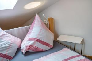 Postel nebo postele na pokoji v ubytování Haus Rebberg