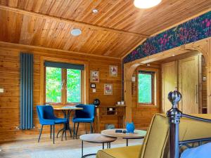 Χώρος καθιστικού στο Restful Lodge Great Ayton Yorkshire