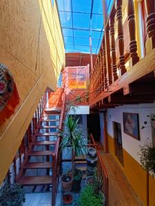 Budova, kde se aparthotel nachází