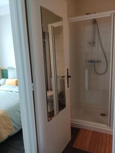 Bilik mandi di Appartement au cœur de la Petite Cité de Caractère +22 gambar