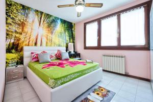 Postel nebo postele na pokoji v ubytování Villa jolly Venezia - Marghera