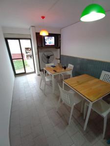 TV a/nebo společenská místnost v ubytování Residencia Art