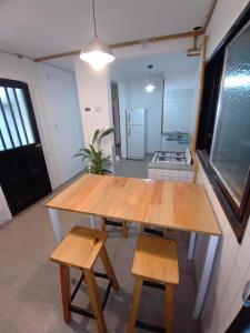 Kuchyň nebo kuchyňský kout v ubytování Residencia Art