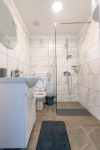 Koupelna v ubytování Aleks apartmani