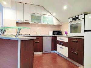 Η κουζίνα ή μικρή κουζίνα στο Zagreb, Apartman Jezz