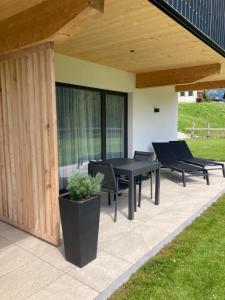 Garður fyrir utan Feiserhof Navis - Appartements
