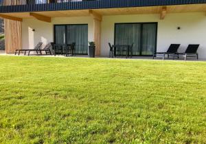 Garður fyrir utan Feiserhof Navis - Appartements
