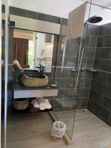 Koupelna v ubytování Suite Relax & Business FDF