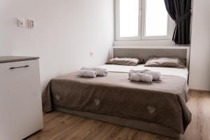 Postel nebo postele na pokoji v ubytování Apartment Sofija