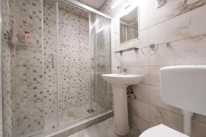 Koupelna v ubytování Apartment Sofija